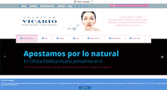 Desktop Screenshot of clinicasvicario.es